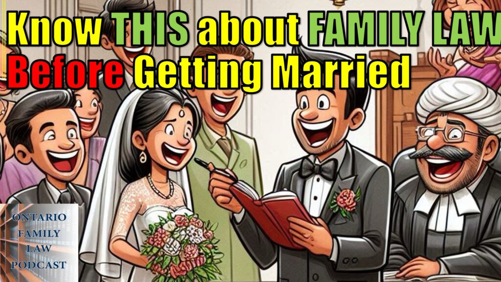 Couple getting married while talking to a lawyer